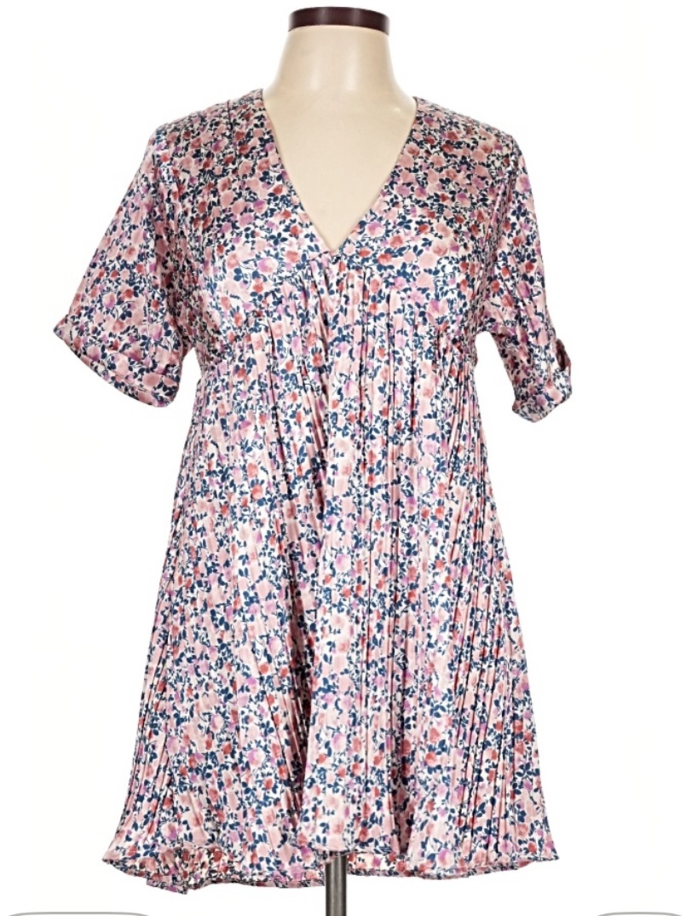 Lulu's Pink Floral Babydoll Women’s Dress